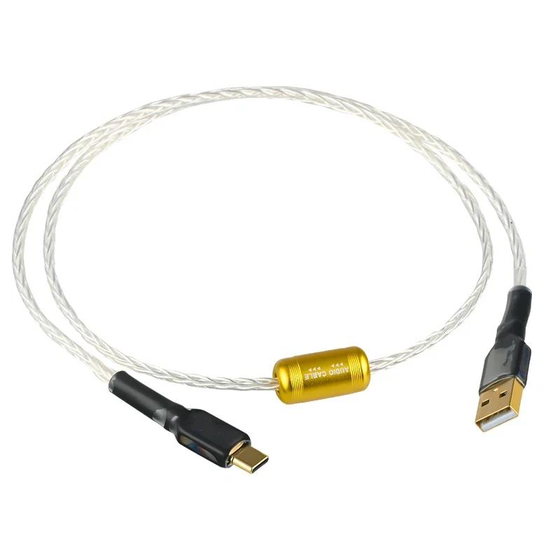 HiFi  ǹ  Type-C-ڴ USB ̺ ޴  ī-PC ǻ  